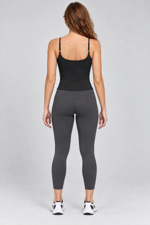 WEARHUB Nylon-Spandex Brushed Active Tank — WHZ070 — product, back view