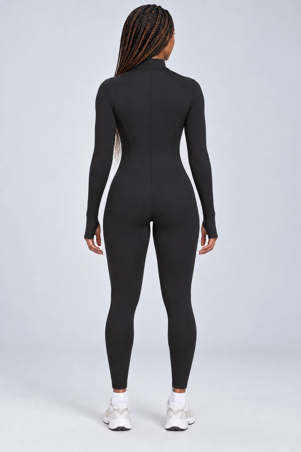 WEARHUB Nylon-Spandex Cloud-Soft Active Jumpsuit — WHZ071 — product, back view