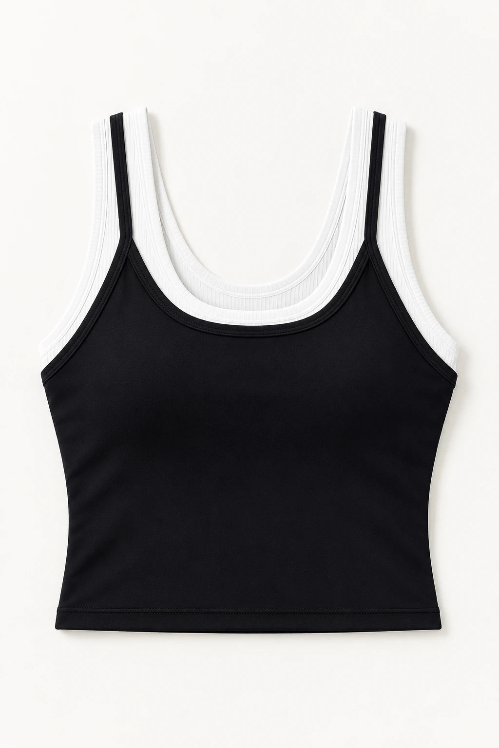 WEARHUB Nylon-Spandex Barely-There Active Tank — WHZ086 — product, details view