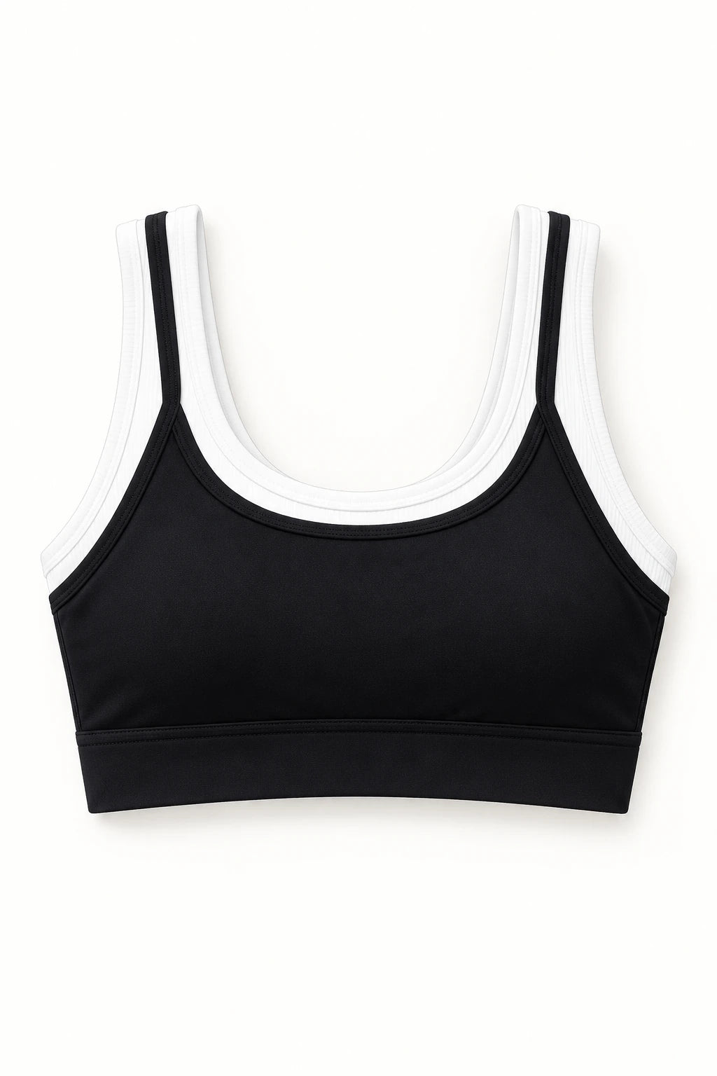 WEARHUB Nylon-Spandex Barely-There Sports Bra — WHZ094 — product, details view