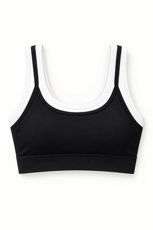 WEARHUB Nylon-Spandex Barely-There Sports Bra — WHZ094 — product, details view
