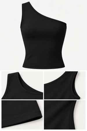 WEARHUB Nylon-Spandex Cloud-Soft Active Tank — WHZ096 — product, details view
