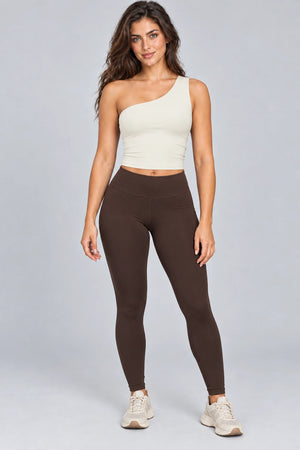 WEARHUB Nylon-Spandex Cloud-Soft Active Tank — WHZ096 — Cream Apricot, color front view