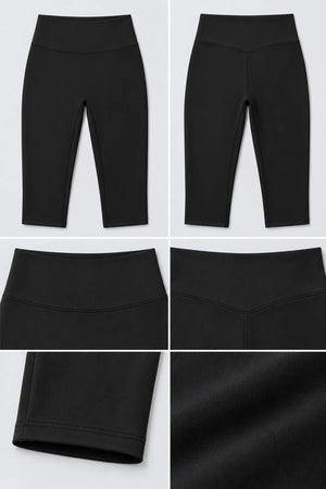 WEARHUB Nylon-Spandex Brushed Mid-Length Active Shorts — WHZ098 — product, details view