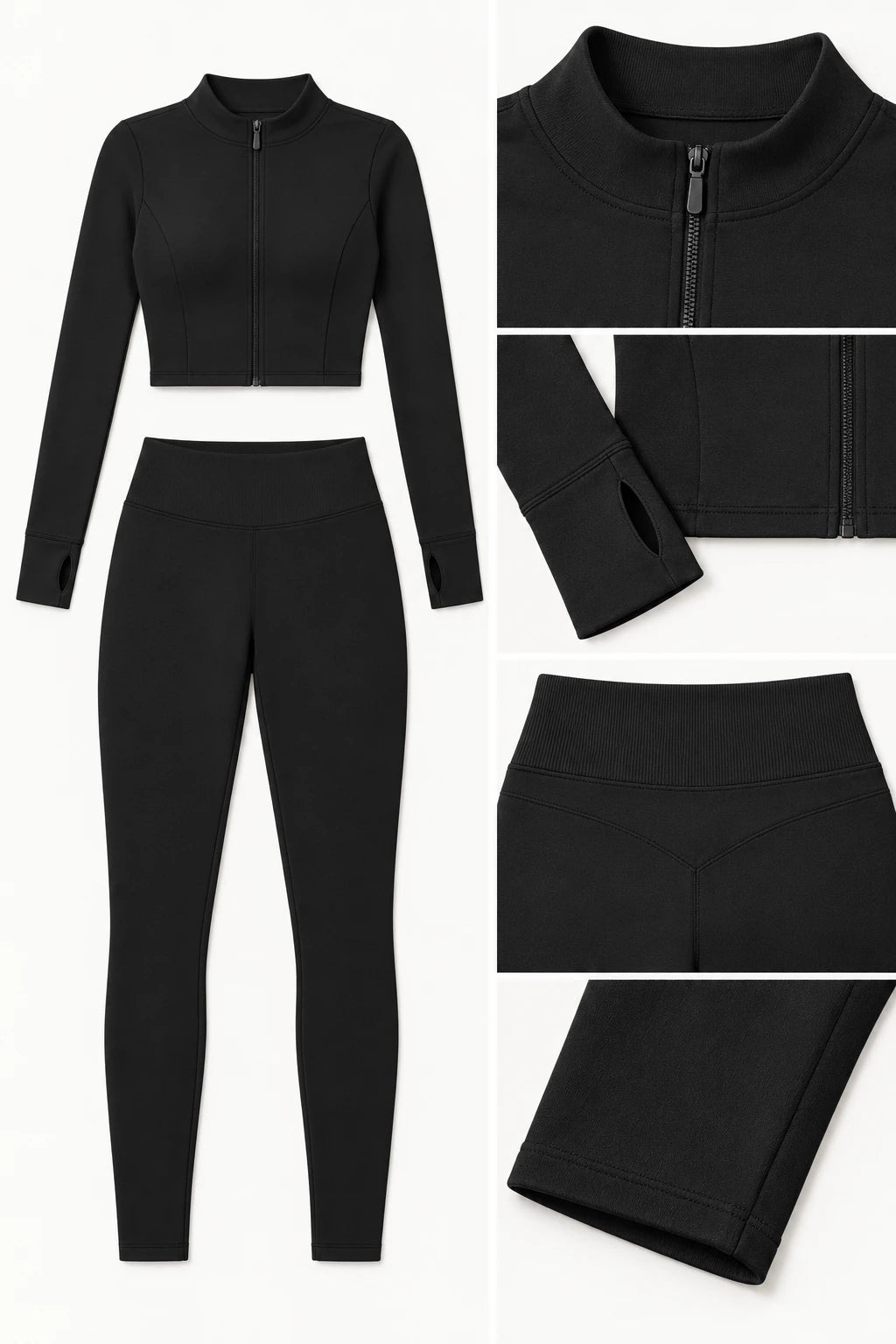 WEARHUB Nylon-Spandex Seamless Active Jacket — WHZ099 — product, details view