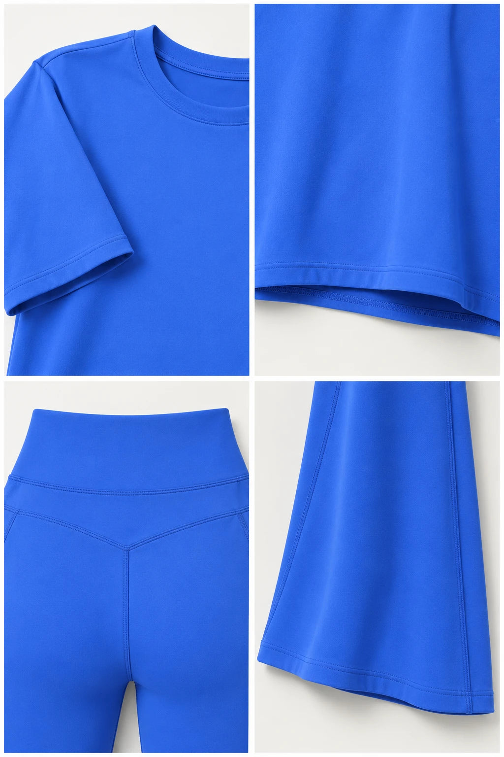 WEARHUB Nylon-Spandex Cloud-Soft Short-Sleeve Active Top — WHZ104 — product, details view