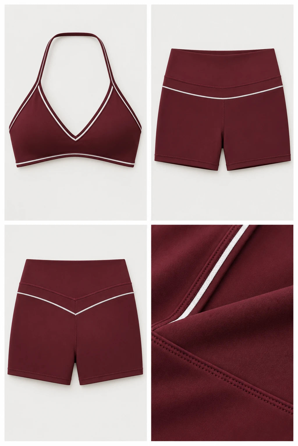 WEARHUB Nylon-Spandex Brushed Active Shorts — WHZ108 — product, details view