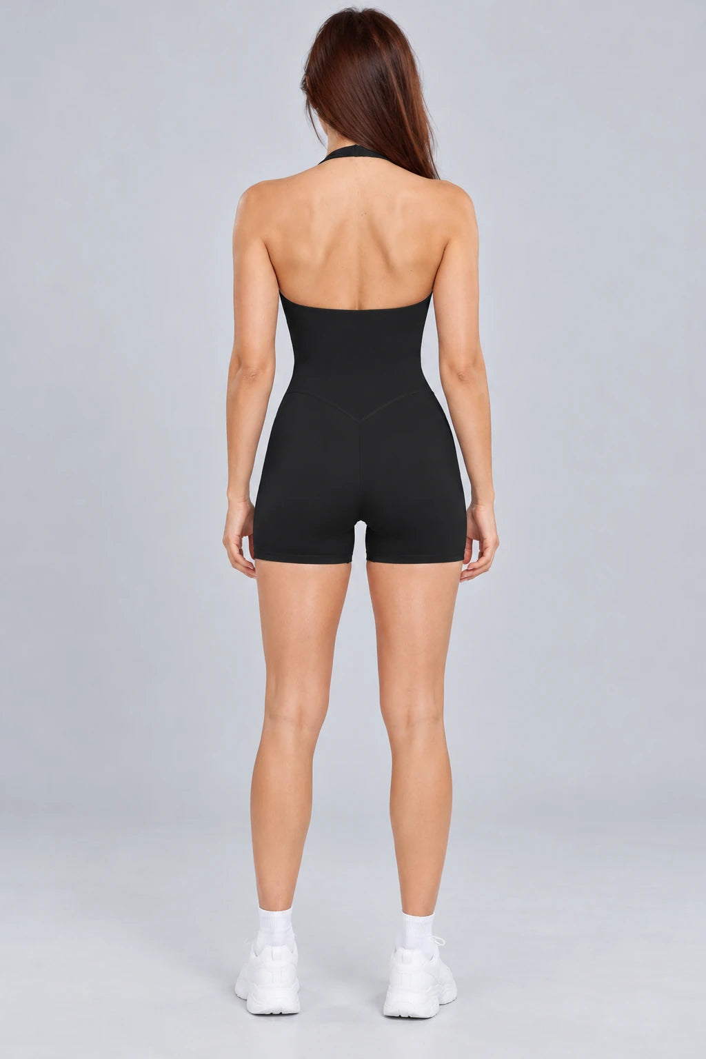 WEARHUB Nylon-Spandex Stretch Active Jumpsuit — WHZ113 — product, back view