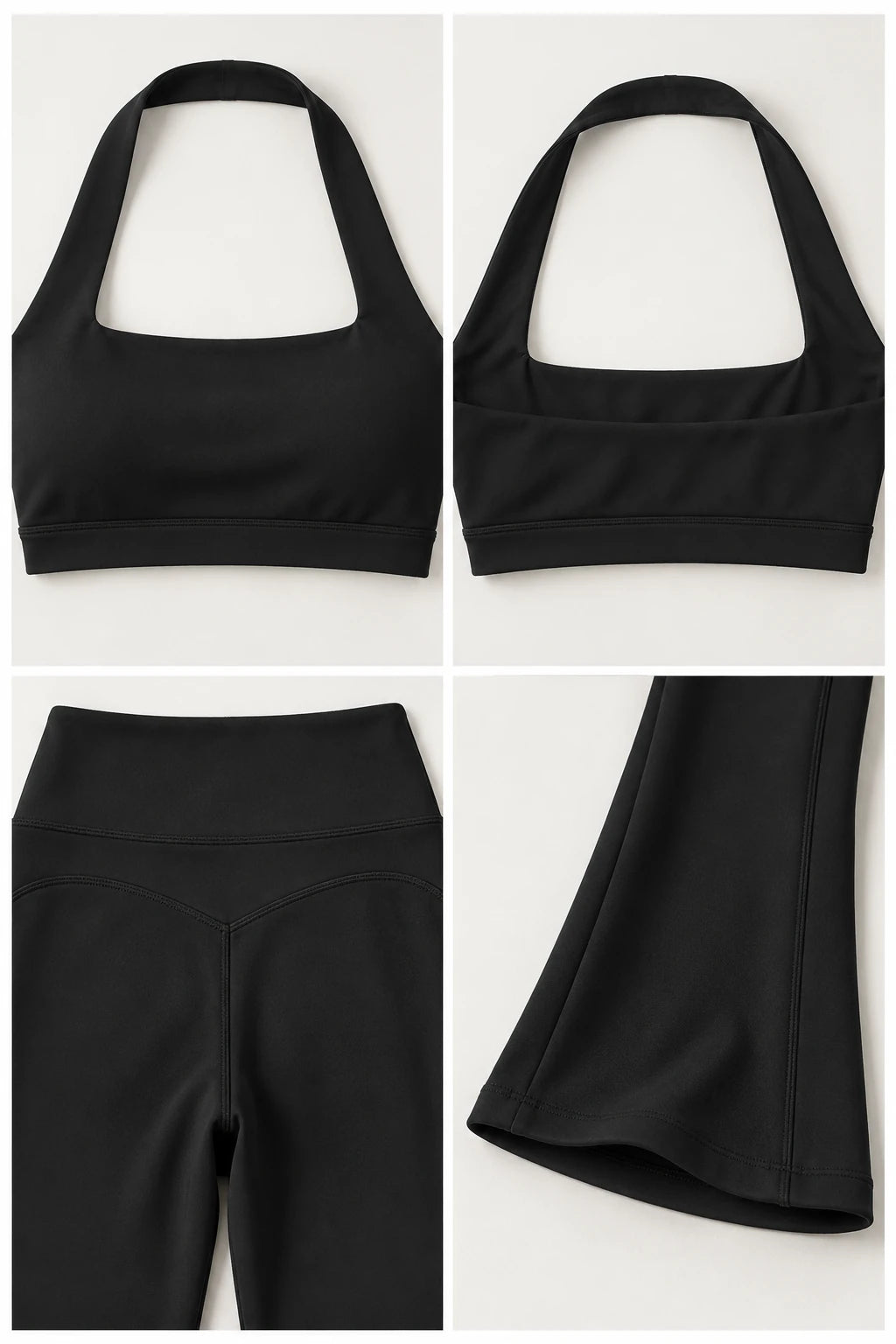 WEARHUB Nylon-Spandex Cloud-Soft Sports Bra — WHZ117 — product, details view