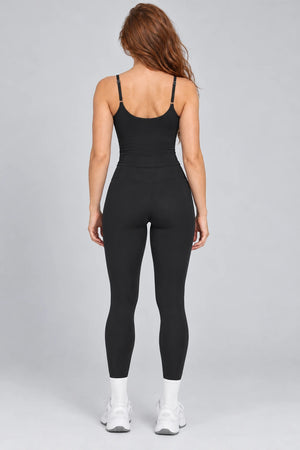 WEARHUB Nylon-Spandex Brushed Active Tank — WHZ123 — product, back view