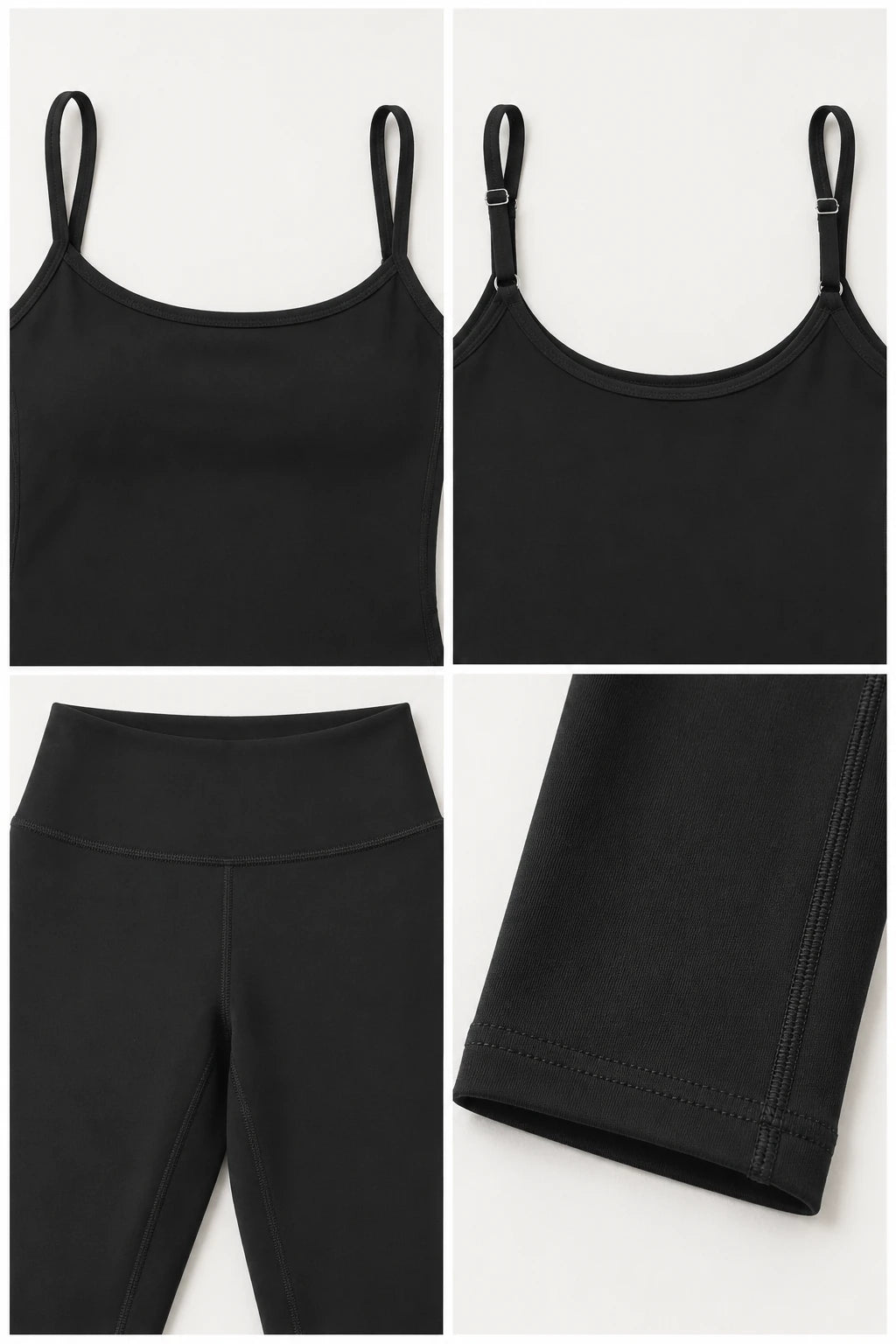WEARHUB Nylon-Spandex Brushed Active Tank — WHZ123 — product, details view
