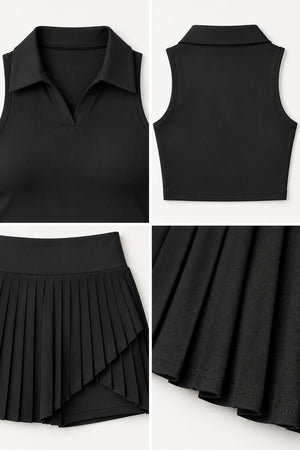 WEARHUB Nylon-Spandex Cloud-Soft Active Skirt — WHZ125 — product, details view