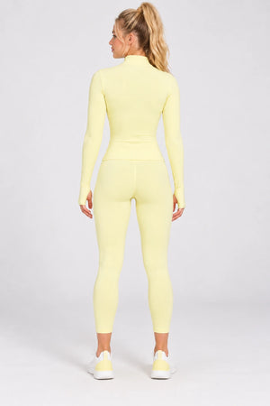 WEARHUB Nylon-Spandex Barely-There Long-Sleeve Active Top — WHZ126 — product, back view
