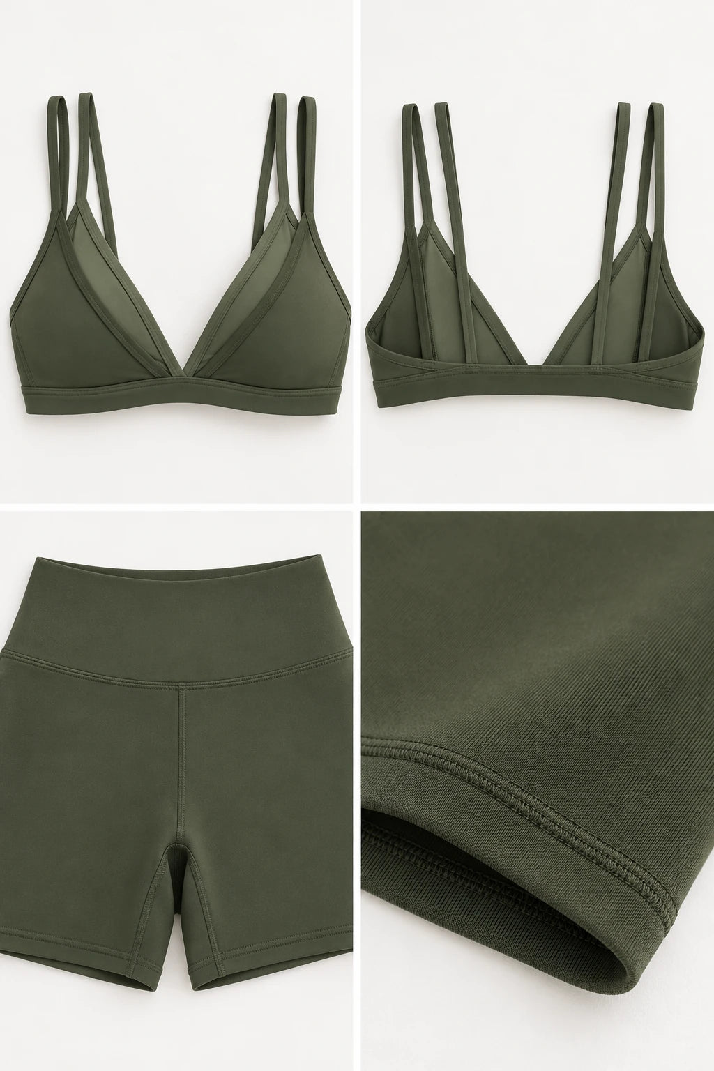 WEARHUB Nylon-Spandex Barely-There Sports Bra — WHZ139 — product, details view