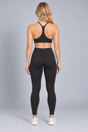 WEARHUB Nylon-Spandex Brushed Sports Bra — WHZ141 — product, back view