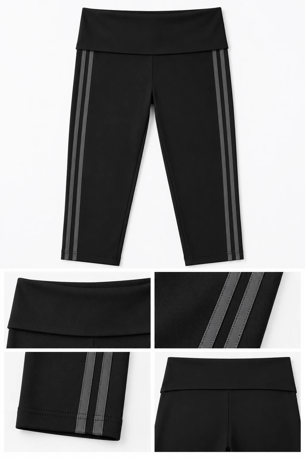 WEARHUB Nylon-Spandex Barely-There Mid-Length Active Shorts — WHZ146 — product, details view