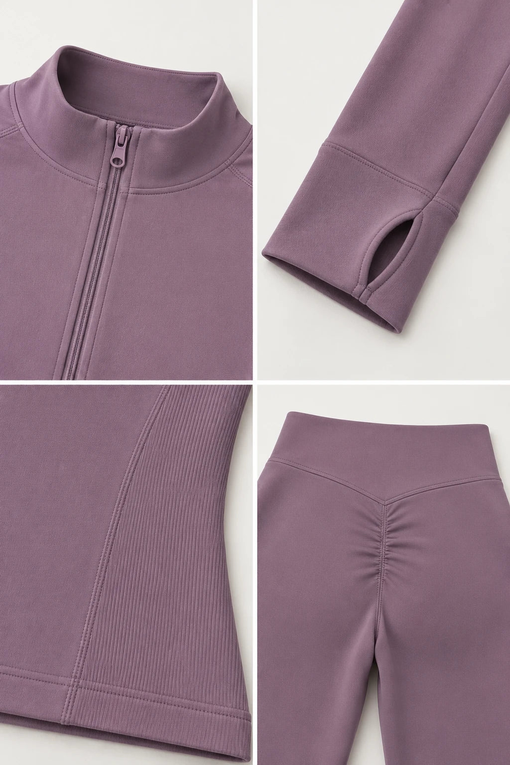 WEARHUB Nylon-Spandex Seamless Active Jacket — WHZ148 — product, details view