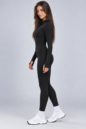WEARHUB Nylon-Spandex Seamless Active Jacket — WHZ149 — product, side view