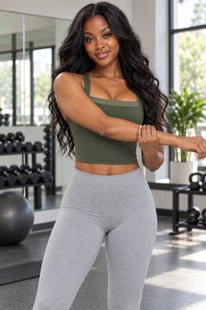 WEARHUB Nylon-Spandex Barely-There Active Tank — WHZ151 — product, scene view