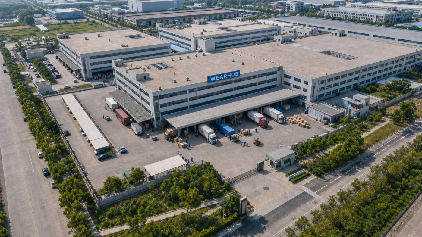 Wearhub apparel factory exterior